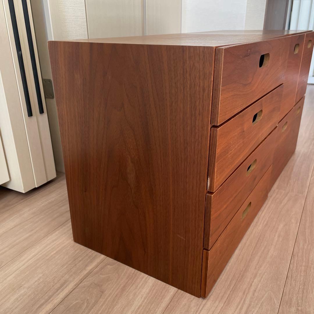 無印スタッキングチェスト　セット売り　4段と引き出し4つ