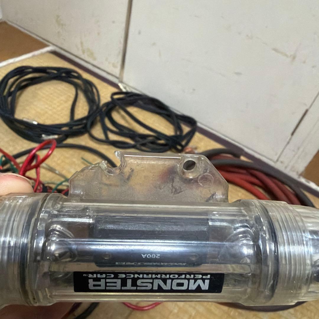 カーオーディオ 配線セット 200a ヒューズ 0ケージ RCAケーブル