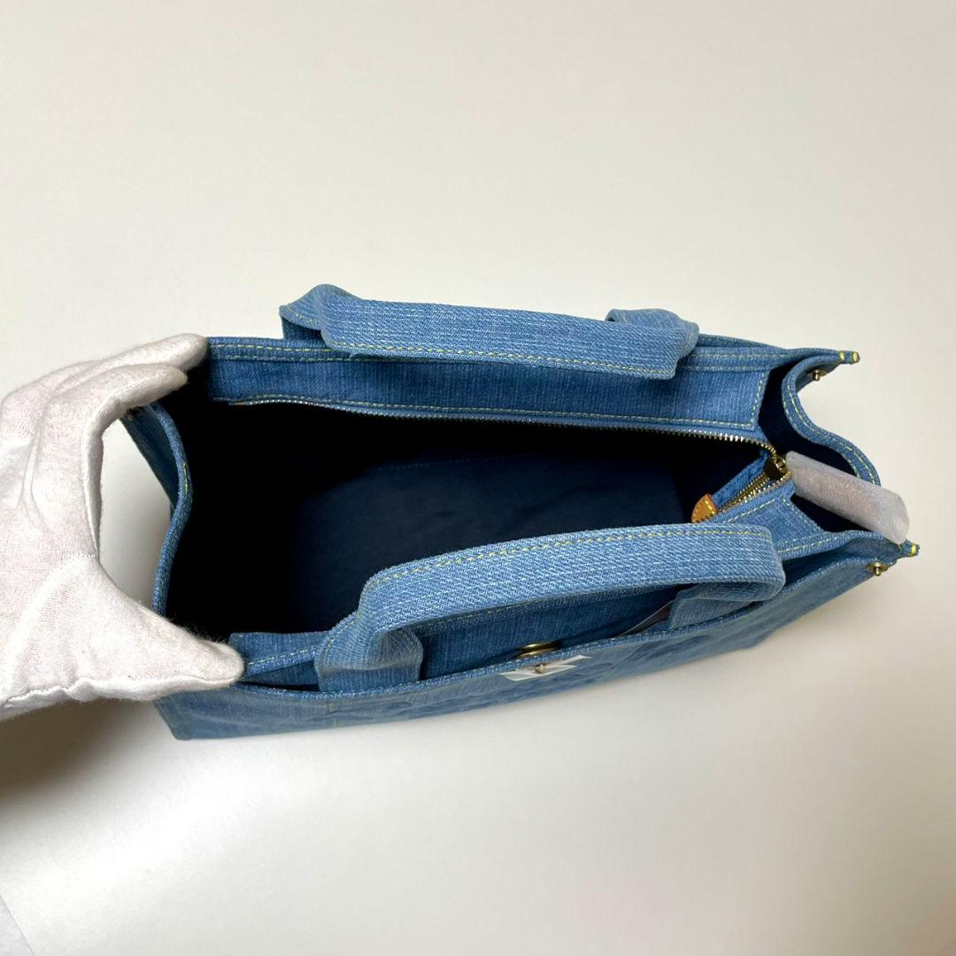 レディース　COACH デニム トートバッグ ショルダーバッグ CR657