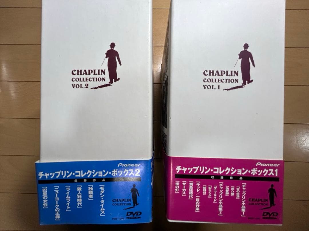 チャップリン・コレクション・ボックス１＆２　12枚組DVD 初回限定生産
