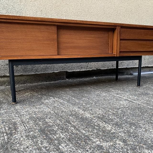 モモナチュラル｜オーク材ローボード｜インダストリアル｜TV台｜AVボード｜