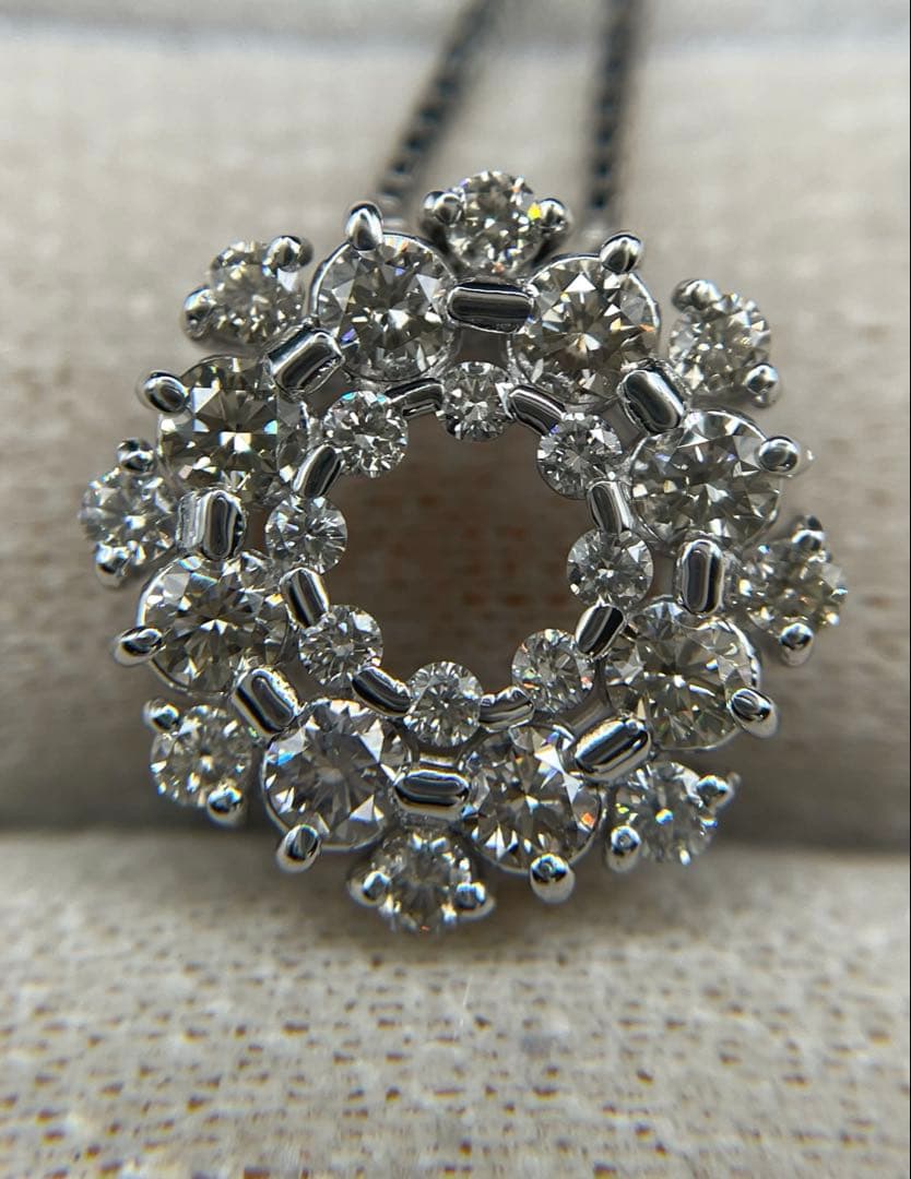 専用JA196★高級 ダイヤモンド1ct K18WG ペンダントヘッド