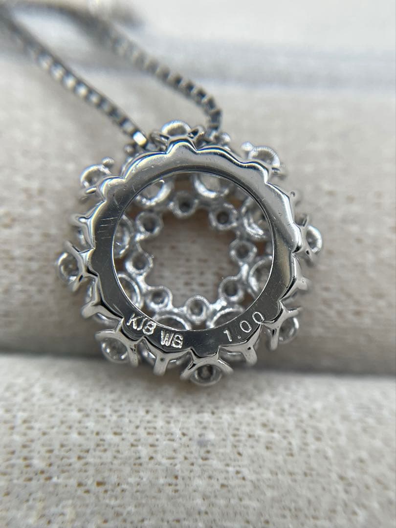 専用JA196★高級 ダイヤモンド1ct K18WG ペンダントヘッド