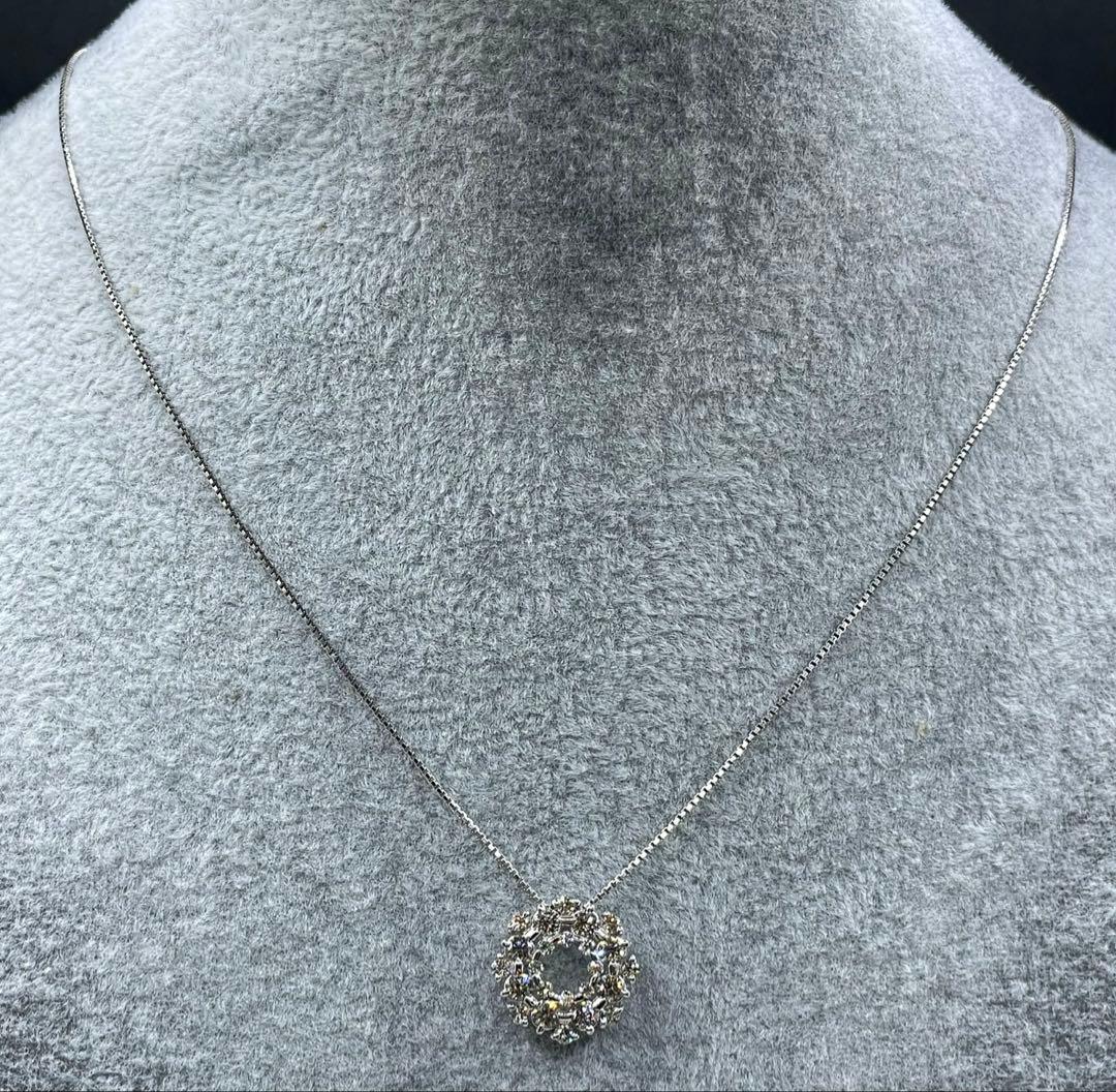 専用JA196★高級 ダイヤモンド1ct K18WG ペンダントヘッド