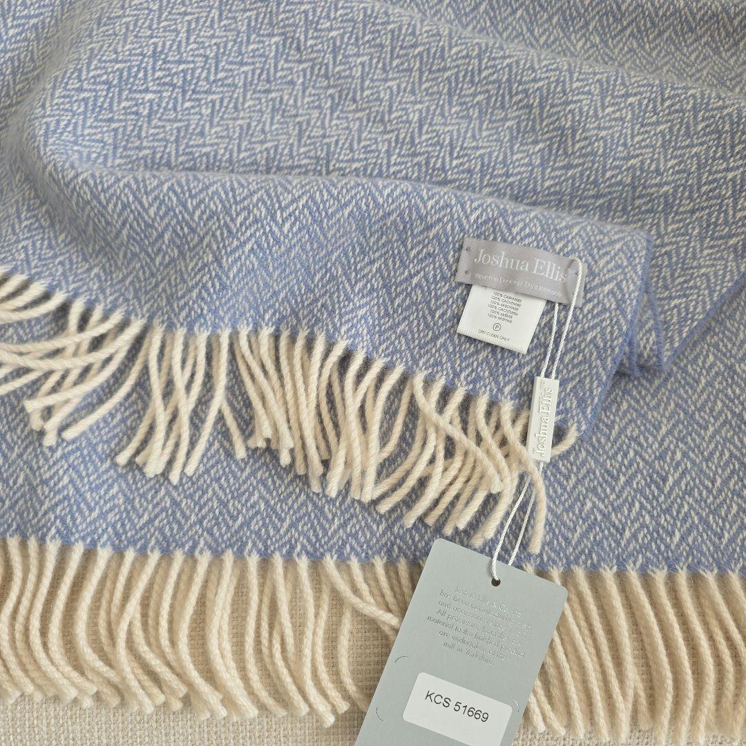 【新品】 ジュシュアエリス　カシミア100%　ひざかけ　定価 48,900円