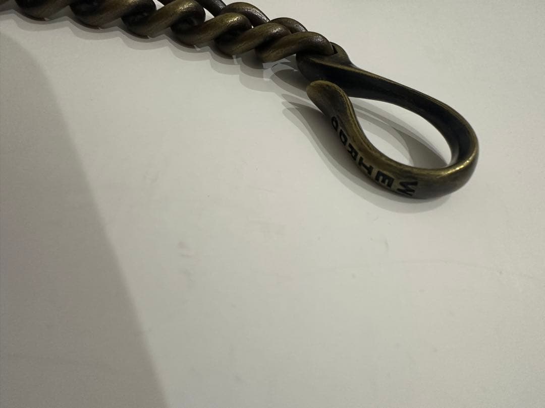 WEIRDO ウォレットチェーン 金属製 ポーチ付き