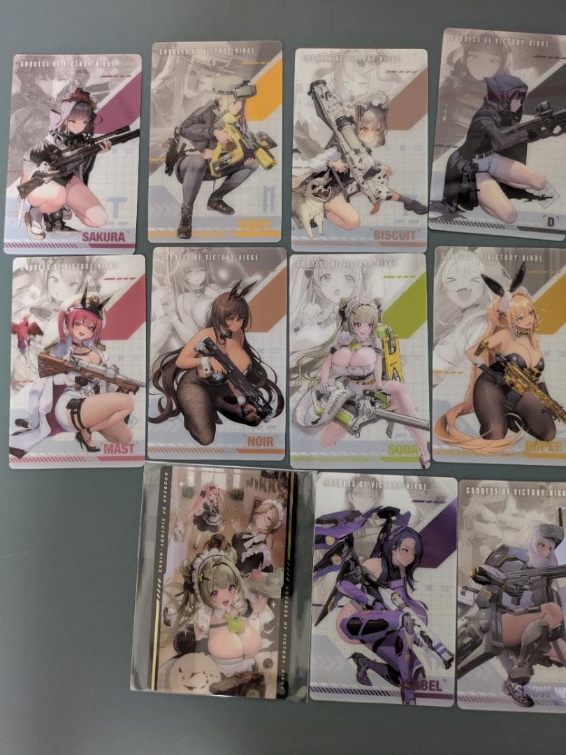 【あみあみ限定特典付き】NIKKEニケ メタルカードコレクション　まとめ売り