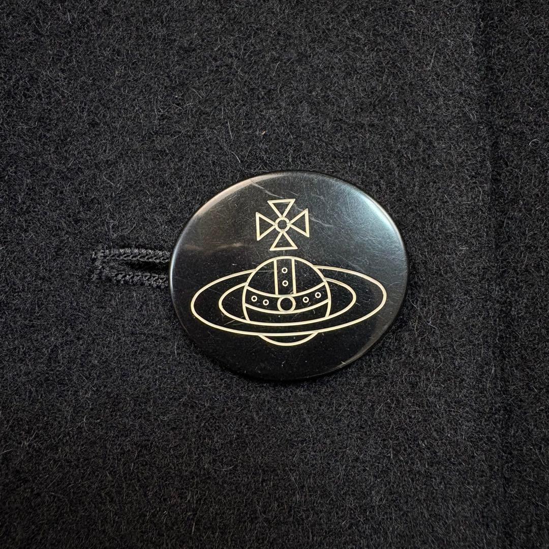 極美品 ヴィヴィアンウエストウッドレッドレーベル アルパカ ロングコート 黒