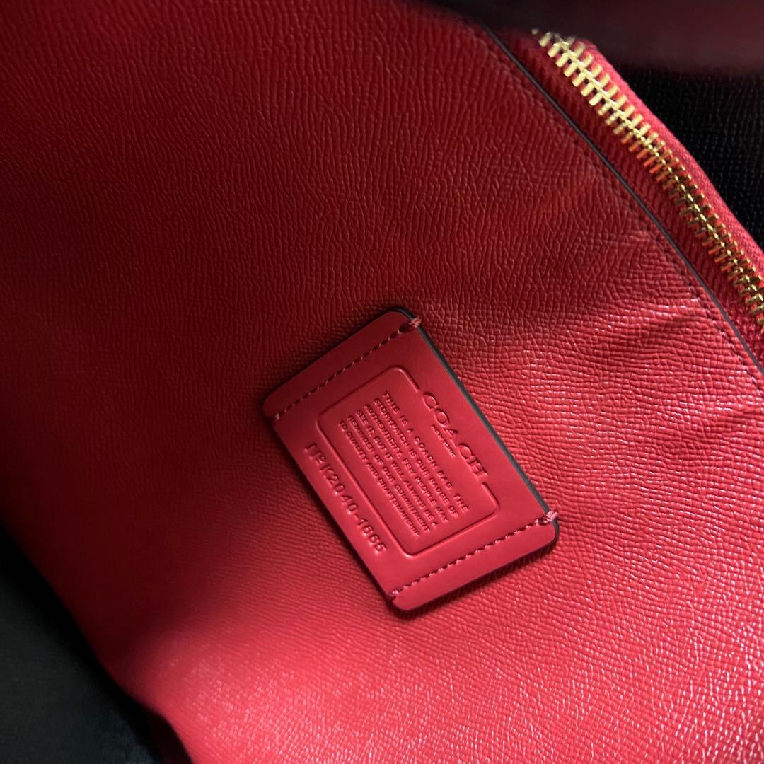 COACH ダークブラウン トートバッグ