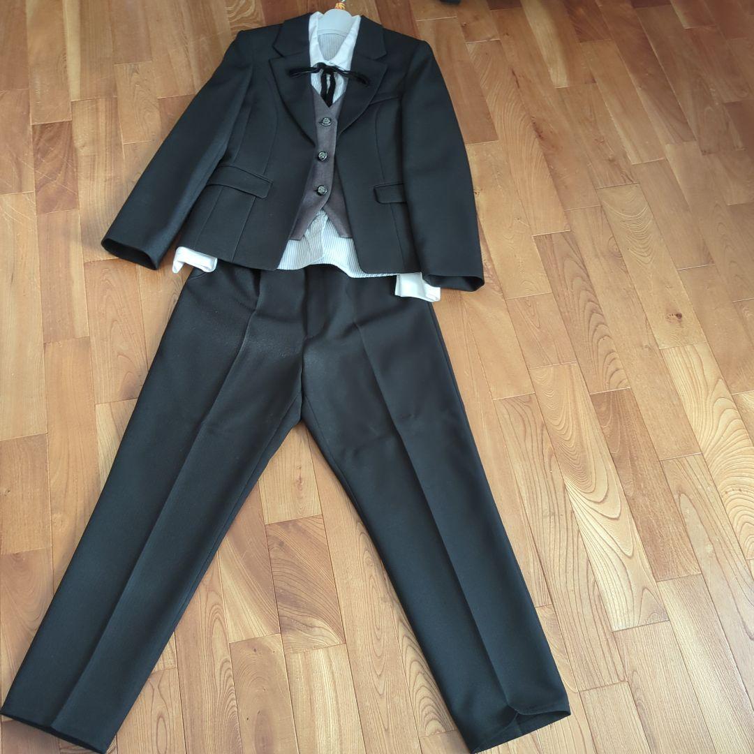 女の子用フォーマルスーツ ダークグレー 160cm