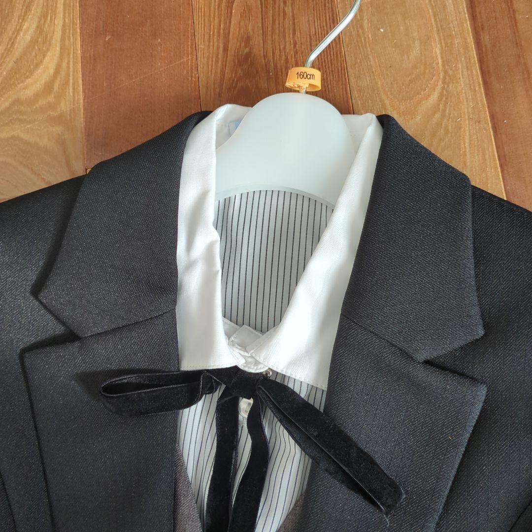 女の子用フォーマルスーツ ダークグレー 160cm