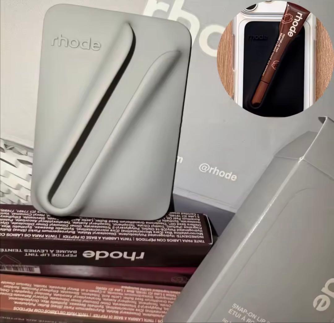 【新品未使用】rhode iPhone リップケース グレー megsafe