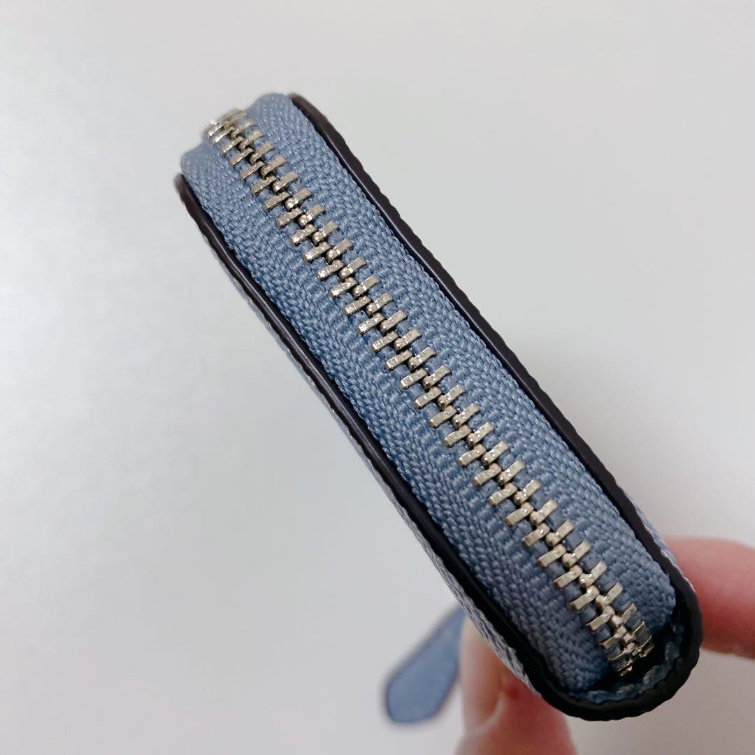 【新品未使用】COACHコーチ★ケース★カードケース★ライトブルー★水色
