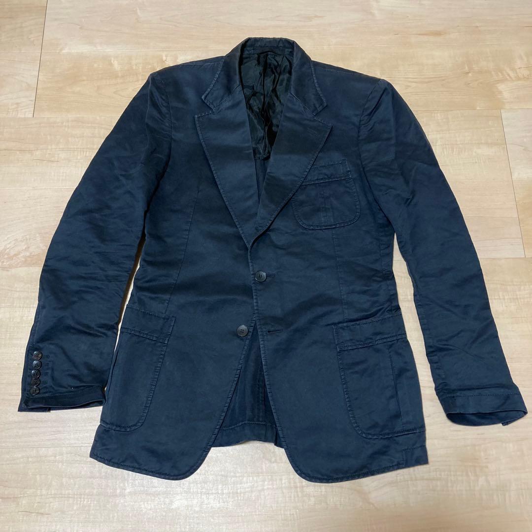 GUCCI グッチ トムフォード期 テーラードジャケット 48R ブラック