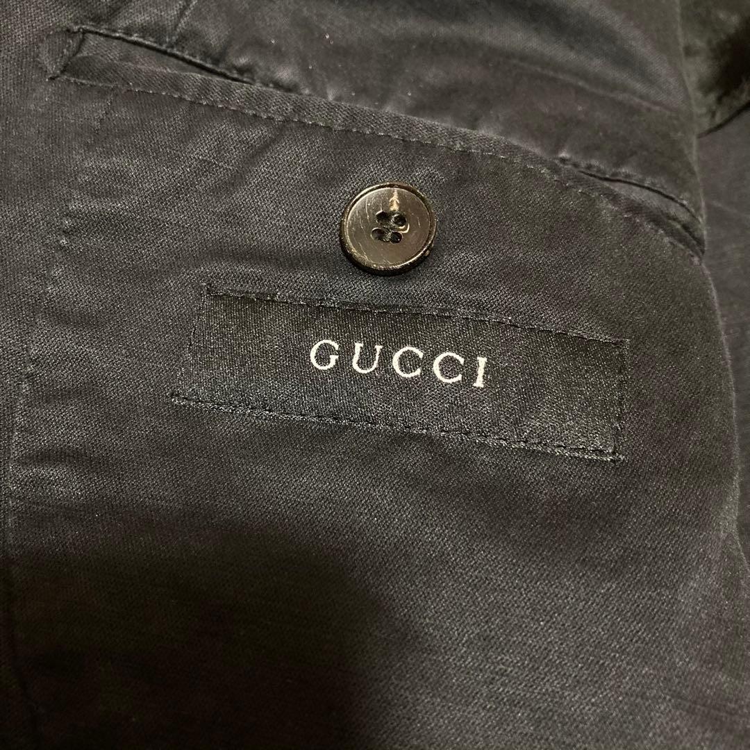 GUCCI グッチ トムフォード期 テーラードジャケット 48R ブラック