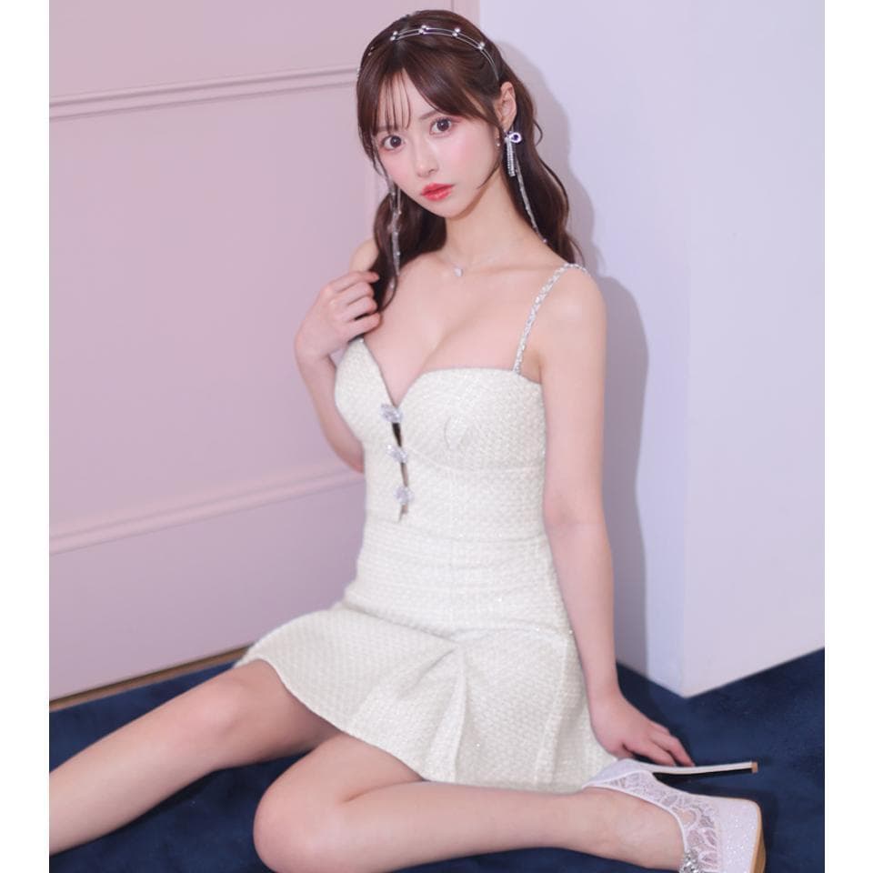 [ローブドフルール]fm3561 キャバドレス ピンク M