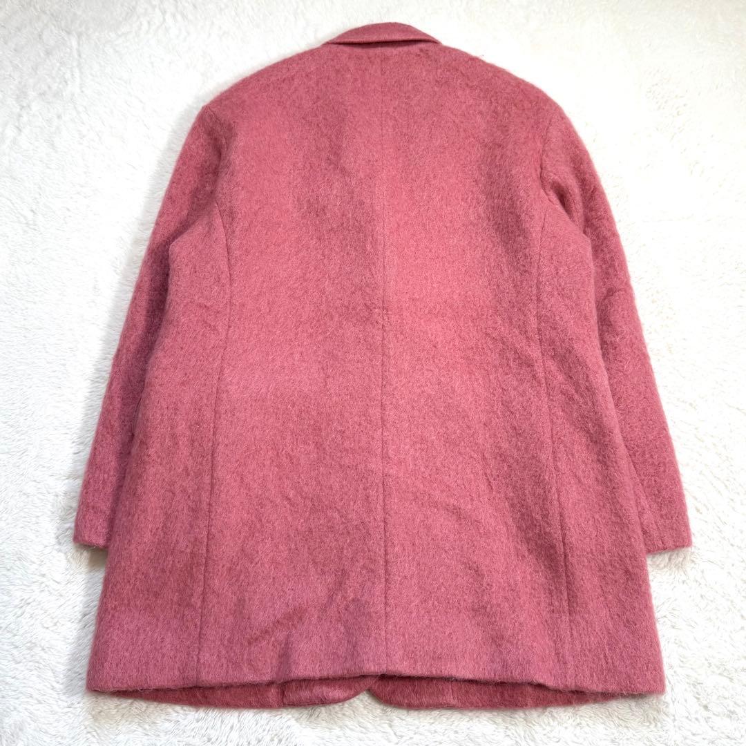 【美品】BEAUTY&YOUTH シャギービッグジャケット ピンク M