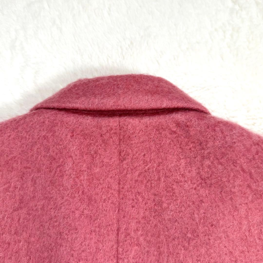 【美品】BEAUTY&YOUTH シャギービッグジャケット ピンク M