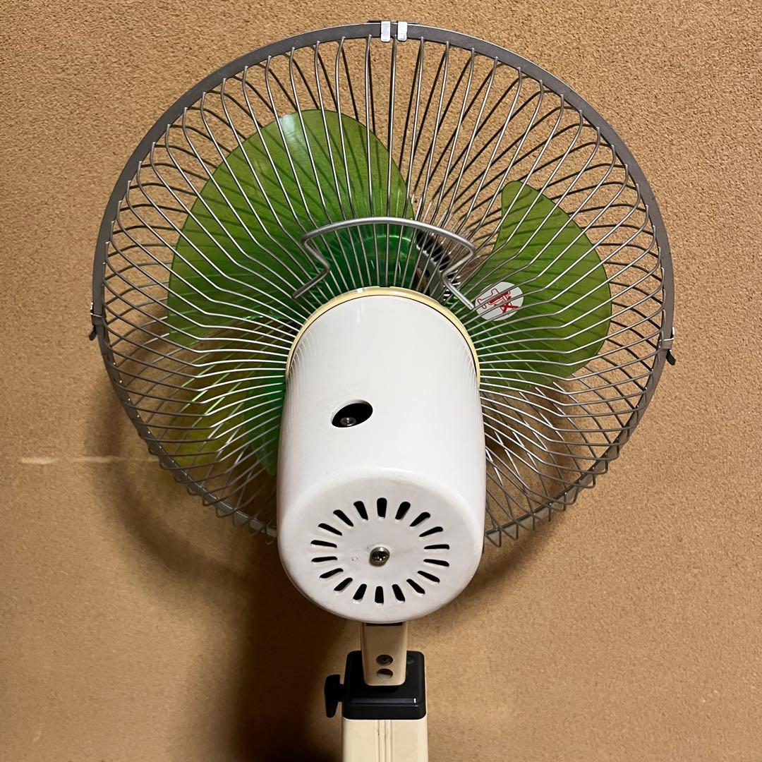 スペースエイジ　ナショナル　グリーンファン　30cm　座敷扇