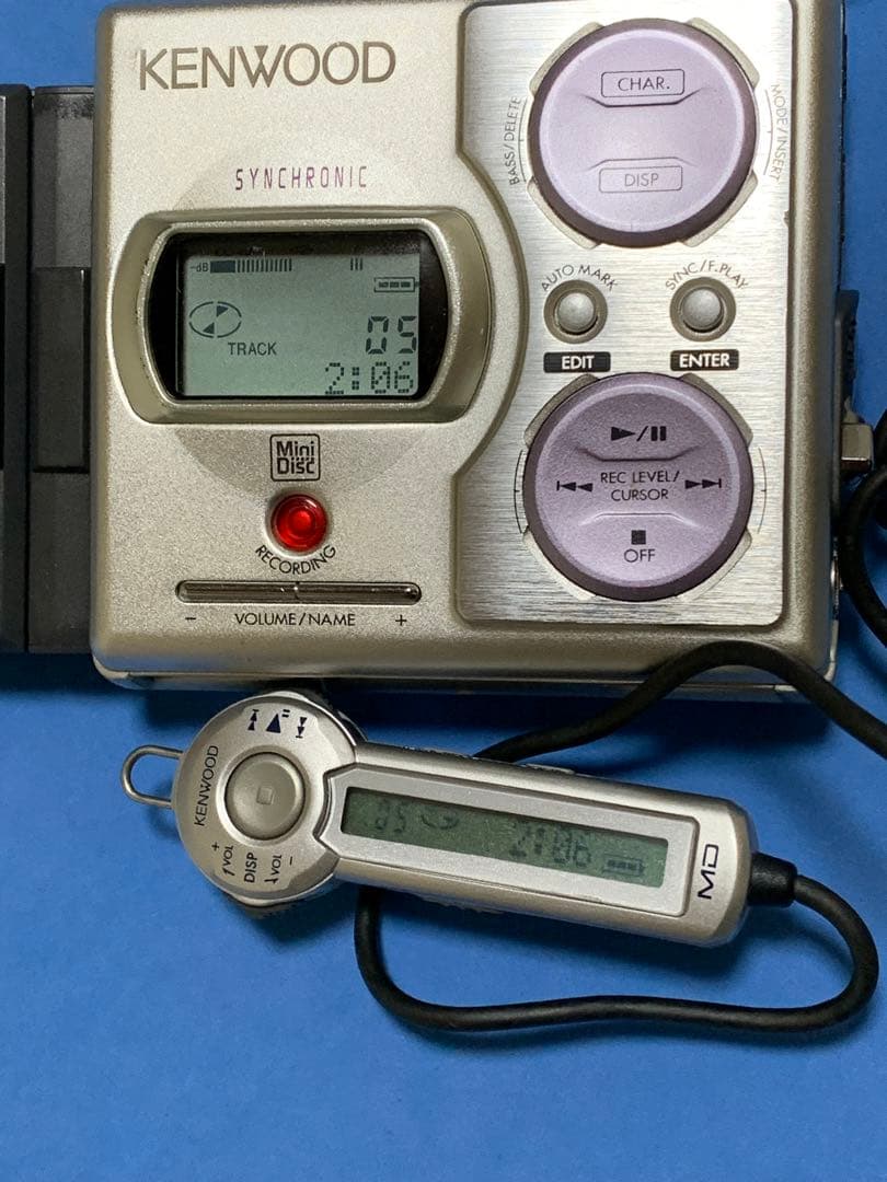 Kenwood MDウォークマン MDプレーヤー DMC-K7R 動作確認済み