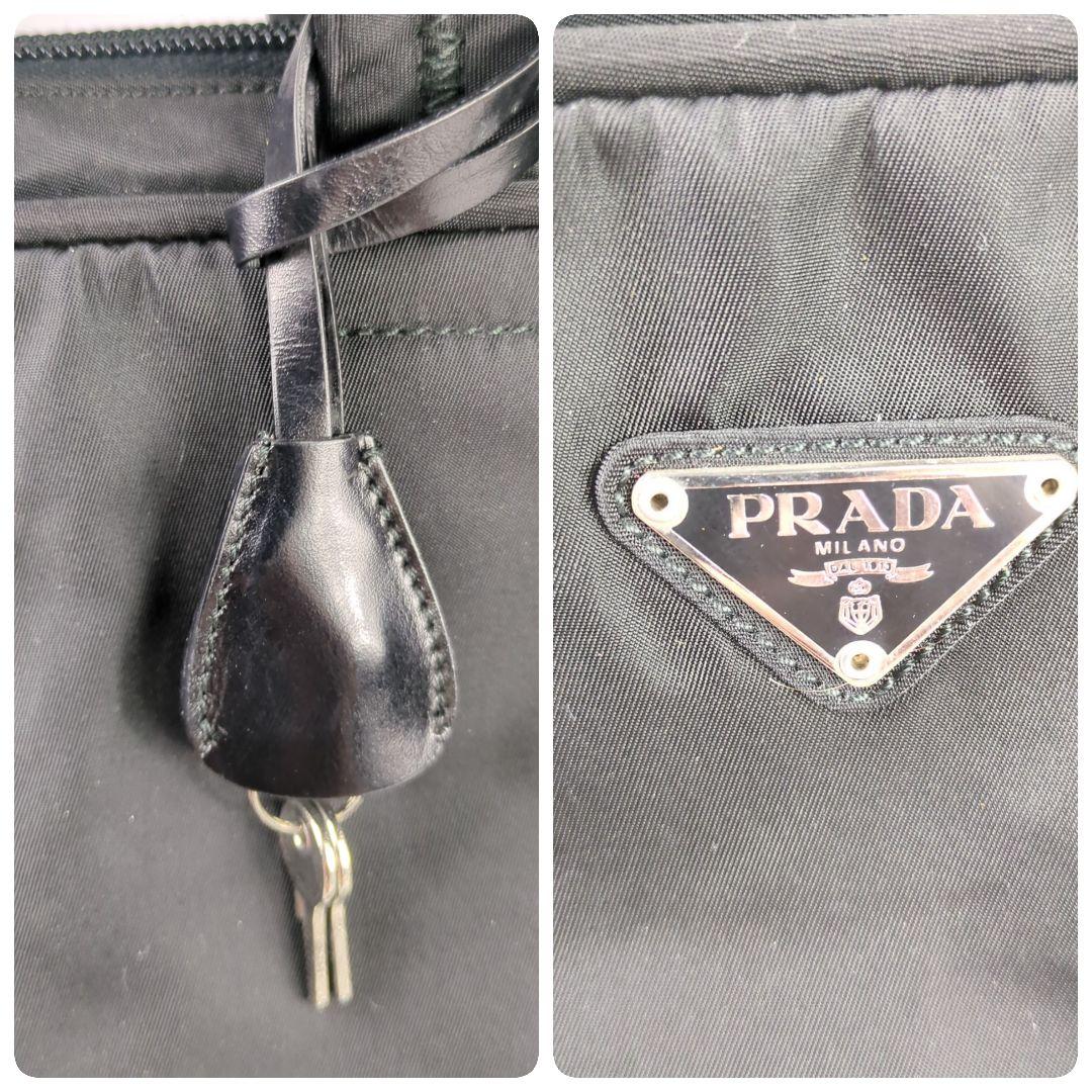 PRADA ブラック ハンドバック ナイロン ビジネスバッグ カデナ 極美品