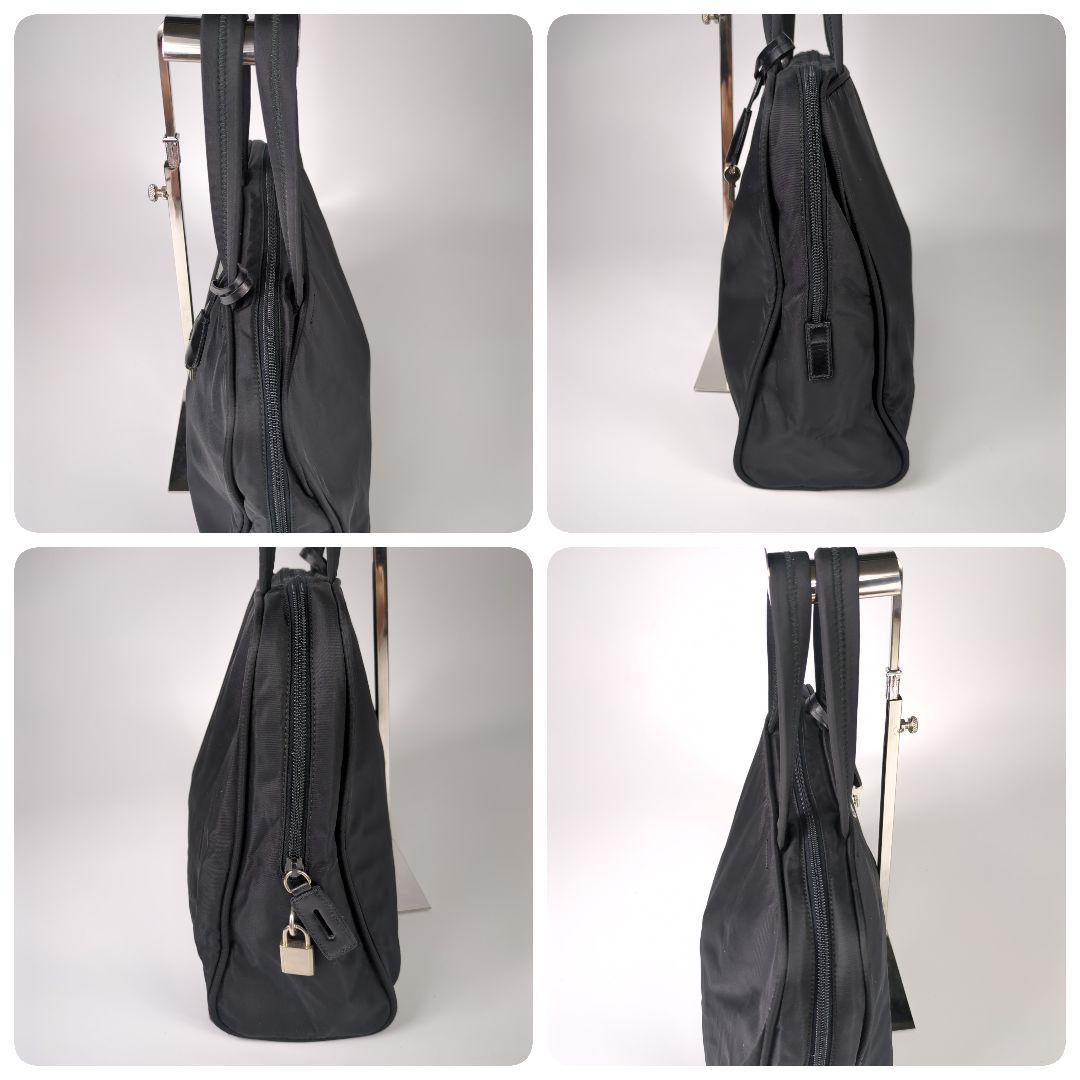 PRADA ブラック ハンドバック ナイロン ビジネスバッグ カデナ 極美品