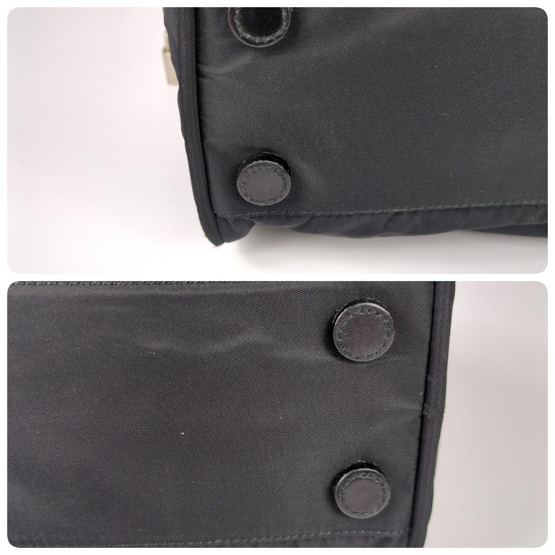 PRADA ブラック ハンドバック ナイロン ビジネスバッグ カデナ 極美品