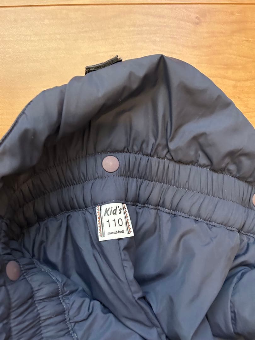 スキーウェア 上下セット 95〜115cm（110㎝）　montbell