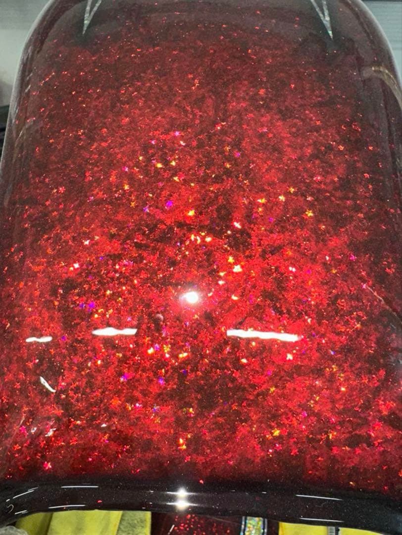 塗りたて！GS400外装セット⭐︎E2ライン激ラメスターレインボーフレークBEET