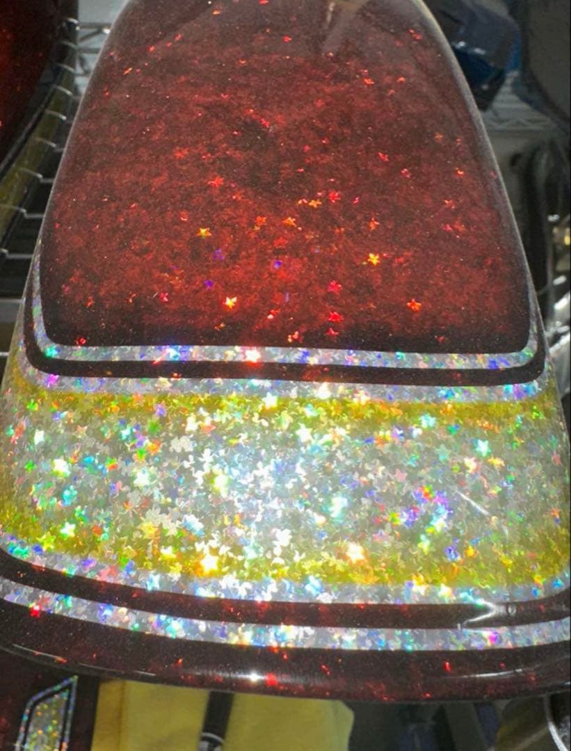 塗りたて！GS400外装セット⭐︎E2ライン激ラメスターレインボーフレークBEET