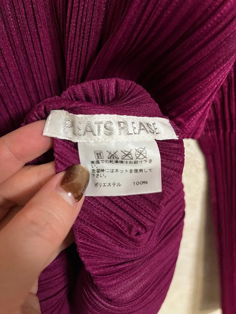 n*a様 PLEATS PLEASE ISSEY MIYAKE パープル ハイネ