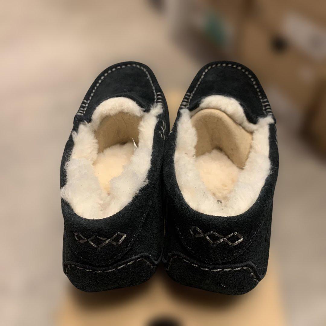 【新品未使用】UGG アンスレー モカシン ローファー ブラック 23cm