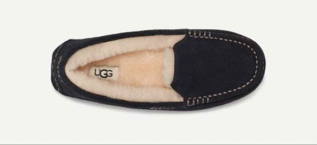【新品未使用】UGG アンスレー モカシン ローファー ブラック 23cm