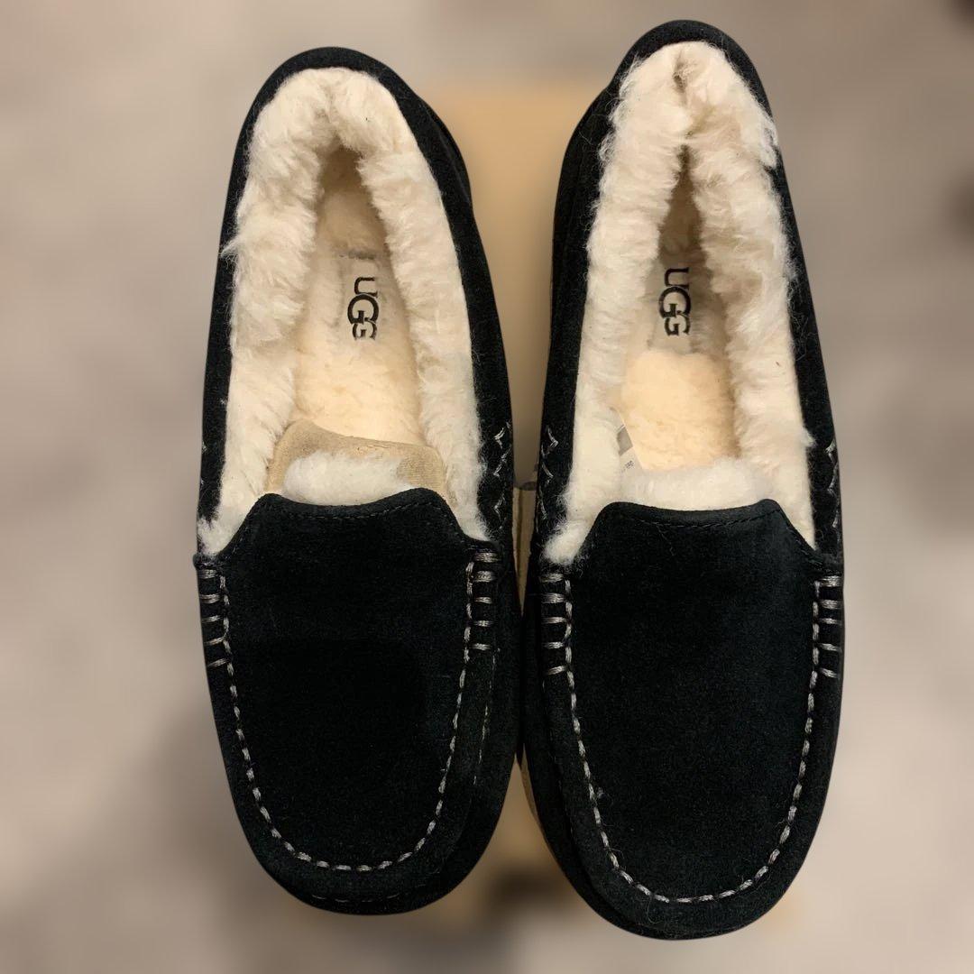 【新品未使用】UGG アンスレー モカシン ローファー ブラック 23cm