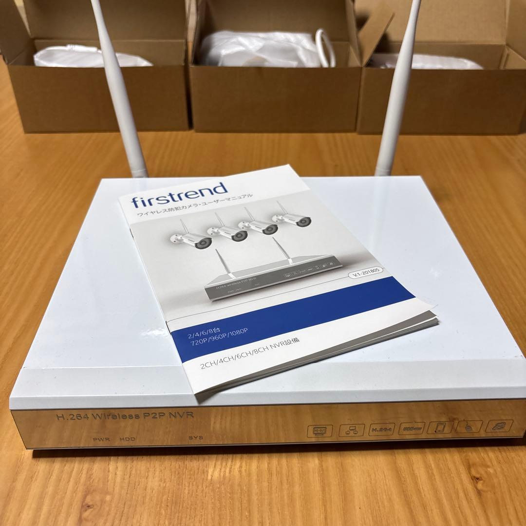 防犯カメラセット ８台FTJP-W88102T⭐︎未使用品！！！！