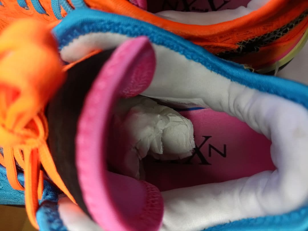 Nike バスケットボールシューズ オレンジ/ブルー　レブロン