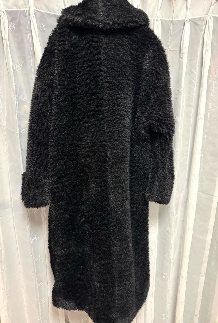 ジャケット・アウター S poodle fur coat long theredthread