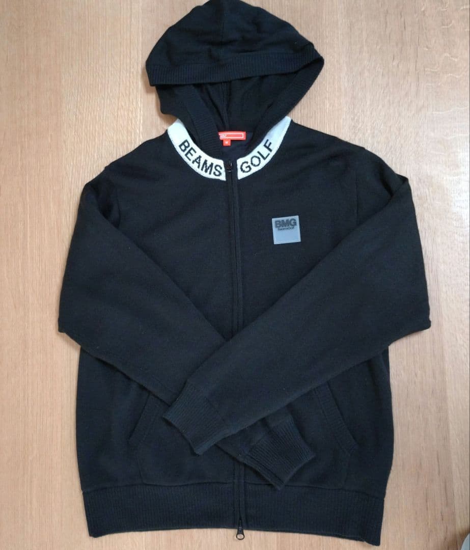 ★美品★　BEAMS GOLF レディース 裏地付きニットパーカー
