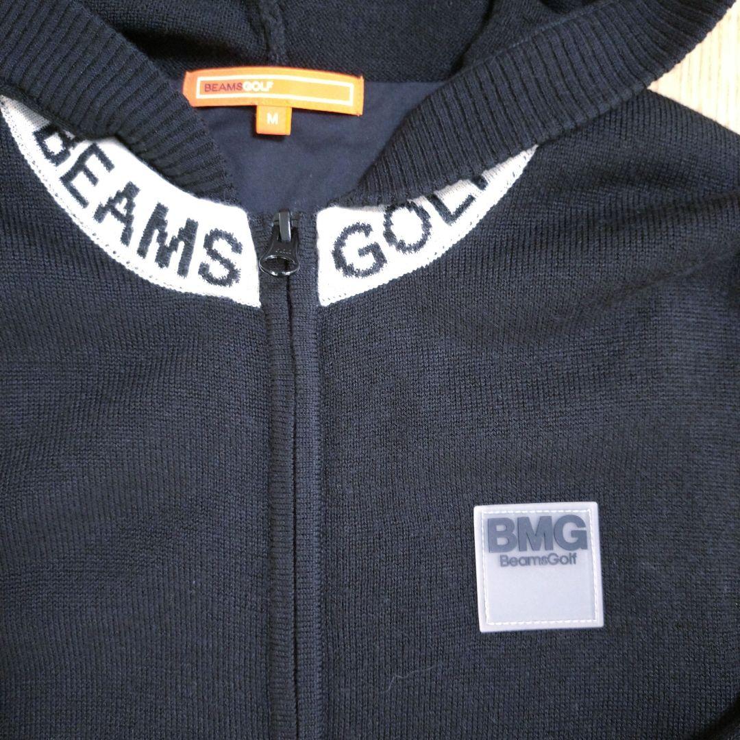 ★美品★　BEAMS GOLF レディース 裏地付きニットパーカー
