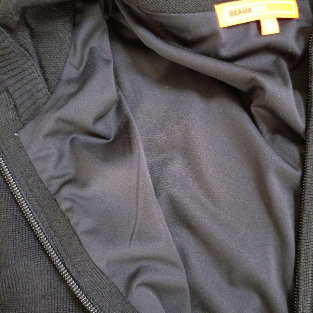 ★美品★　BEAMS GOLF レディース 裏地付きニットパーカー