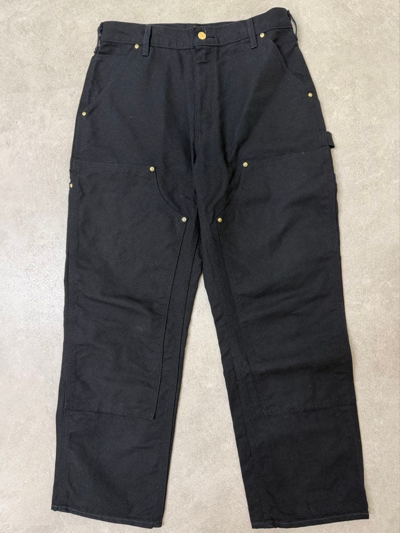 極美品 アメリカ製 carhartt ダブルニーペインターパンツ 32×30