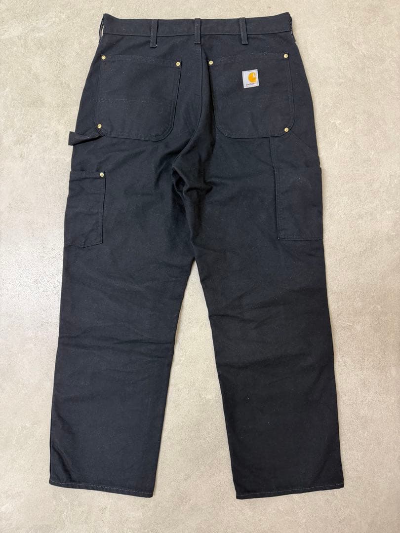 極美品 アメリカ製 carhartt ダブルニーペインターパンツ 32×30
