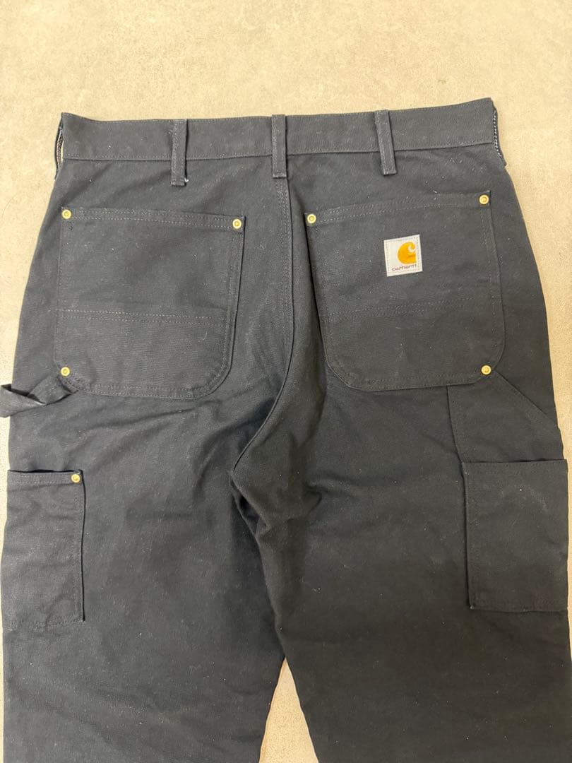 極美品 アメリカ製 carhartt ダブルニーペインターパンツ 32×30