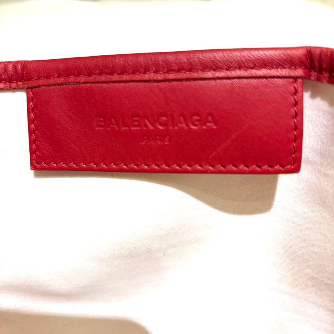 BALENCIAGA　バレンシアガ　ハンドバッグ　トートバッグ　ネイビーカバス