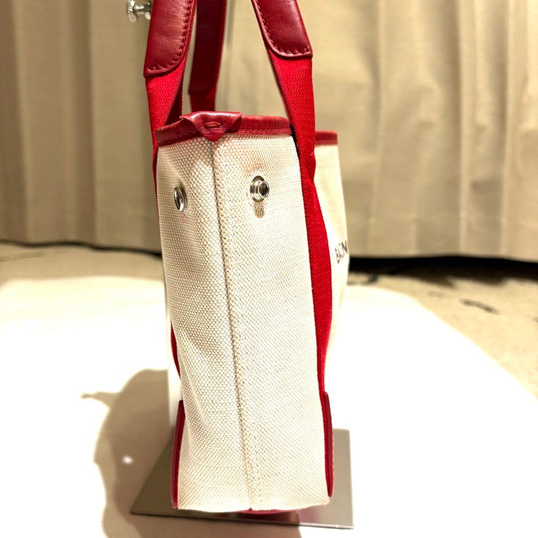 BALENCIAGA　バレンシアガ　ハンドバッグ　トートバッグ　ネイビーカバス