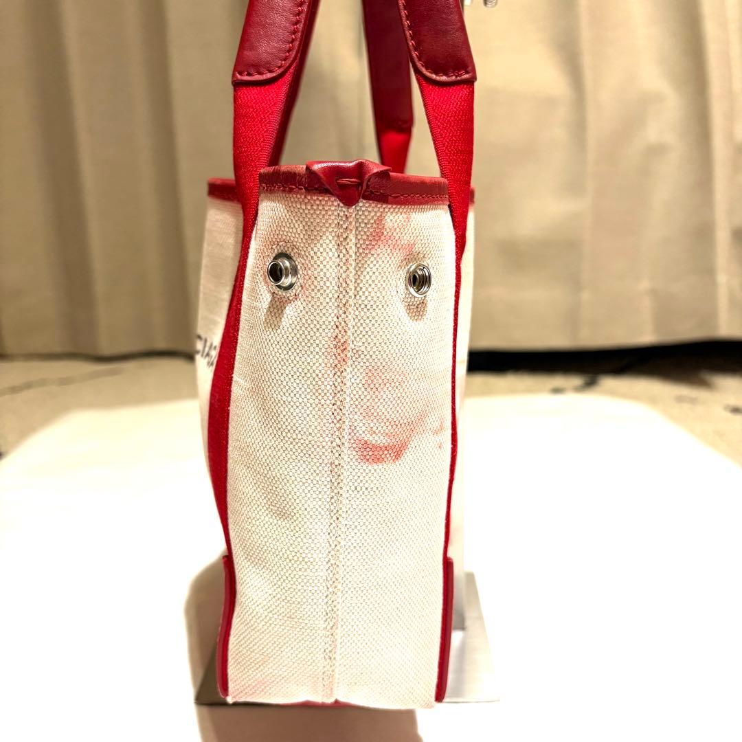 BALENCIAGA　バレンシアガ　ハンドバッグ　トートバッグ　ネイビーカバス