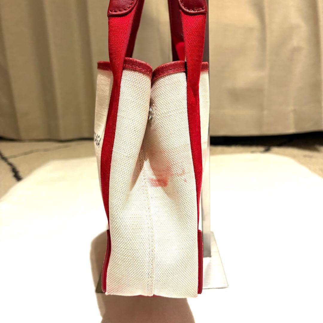 BALENCIAGA　バレンシアガ　ハンドバッグ　トートバッグ　ネイビーカバス