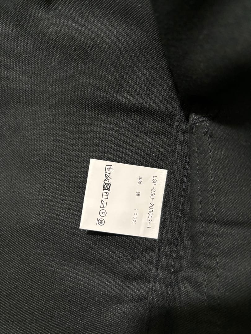 le sans pareil モールスキン ブラック ダブル カバーオール 36