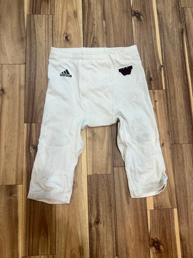 adidas 早稲田大学 アメリカンフットボールパンツ XL