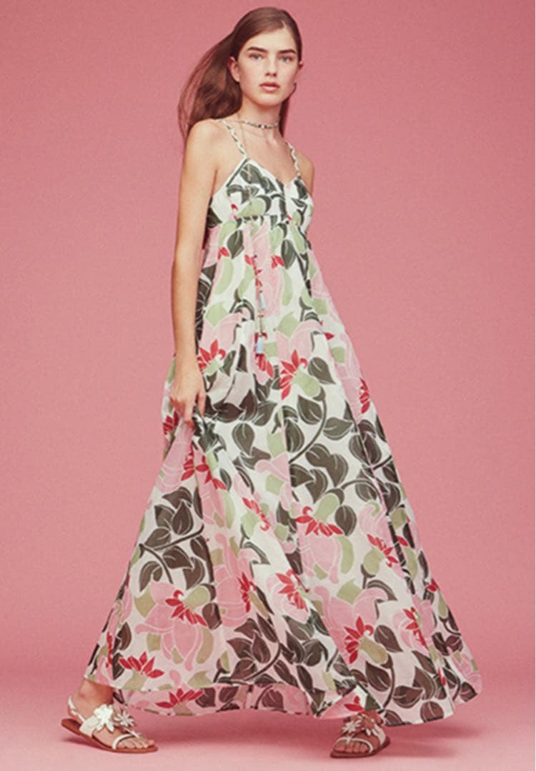 ✨新品タグ付き未使用✨MAX&Co. 花柄キャミマキシ丈ワンピース サイズ40